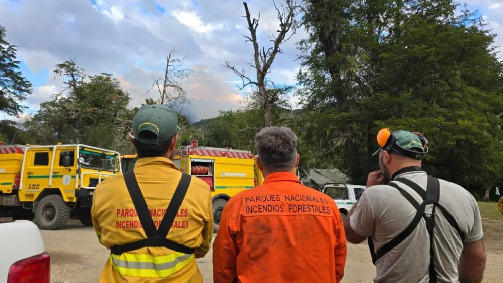 Los incendios en Chubut afectaron miles de hectáreas. Fotos SPMF.  