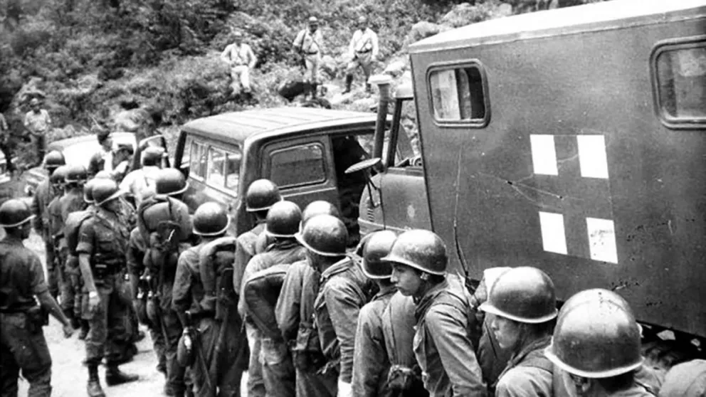 Foto de archivo del Operativo Independencia: 1975, Tucumán.