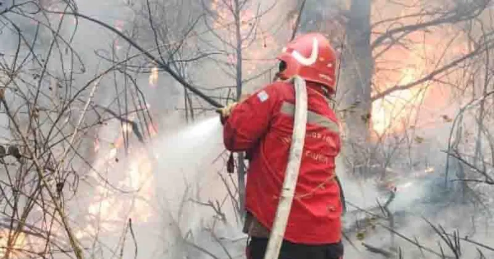 La imagen fue tomada por el Jefe de Cuadrilla Luís Civitareale de la Base de Servicio Trevelin.