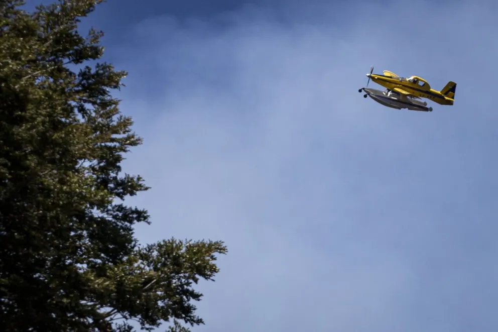 El ambientalista reclama que faltan medios aéreos. (Foto: Euge Neme)