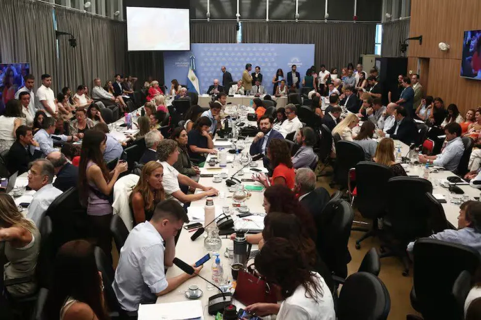 Plenario de las comisiones de Asuntos Constitucionales, Justicia y Presupuesto y Hacienda.
