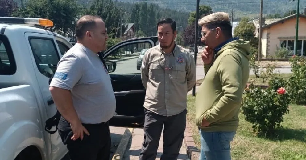  Se tomó contacto con Protección Civil de El Bolsón.