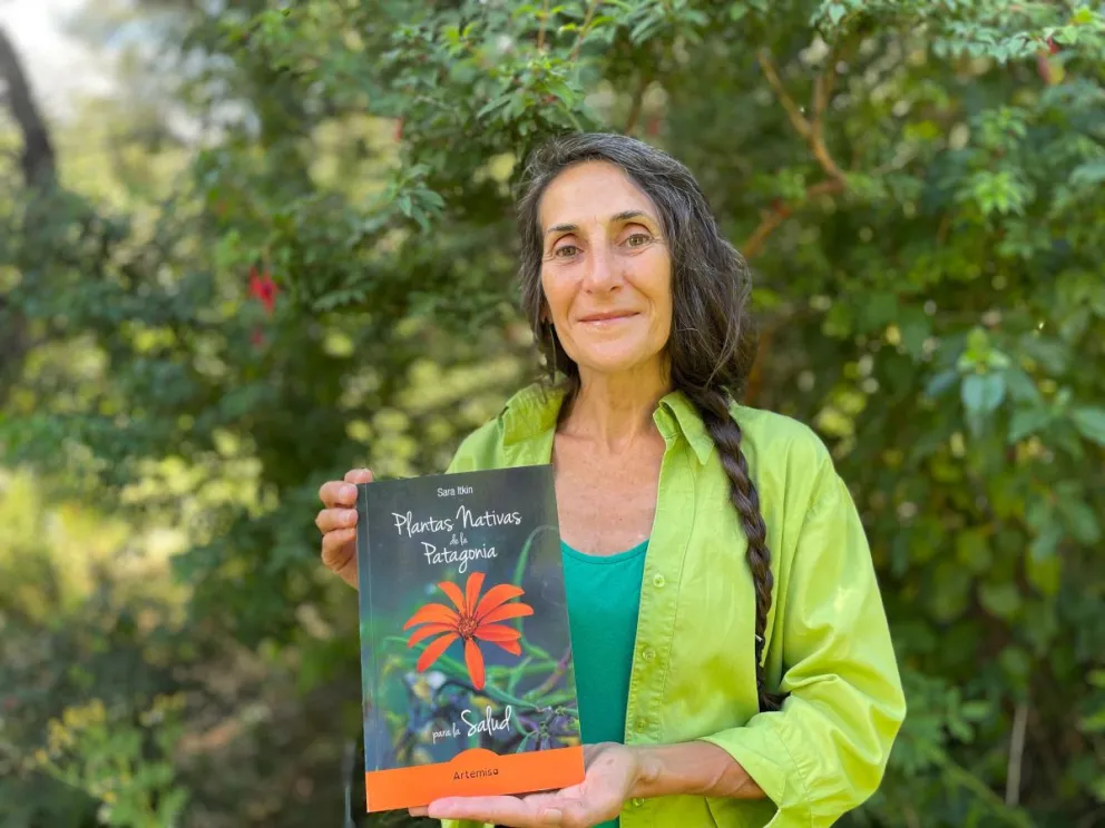 Sara y su nueva criatura.