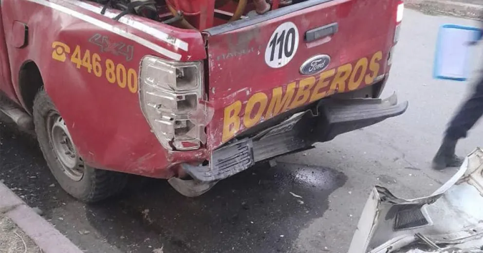 Estado del móvil luego del impacto.