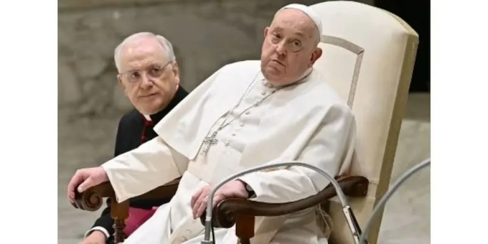 Desde 2022 el Papa se encuentra con dificultades respiratorias.