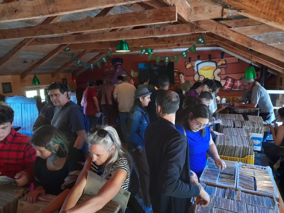 Una fiesta para los que disfrutan con los discos.