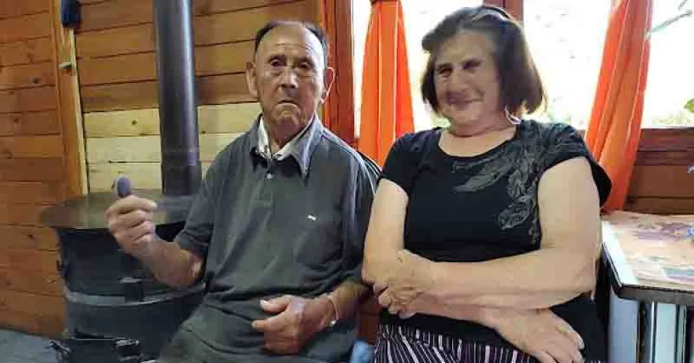 Sergio y su hermana contando lo sucedido. 