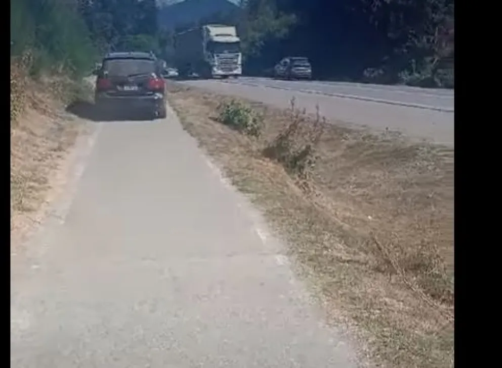 Preocupante suceso para los transeúntes de la ciudad. / Video Gentileza
