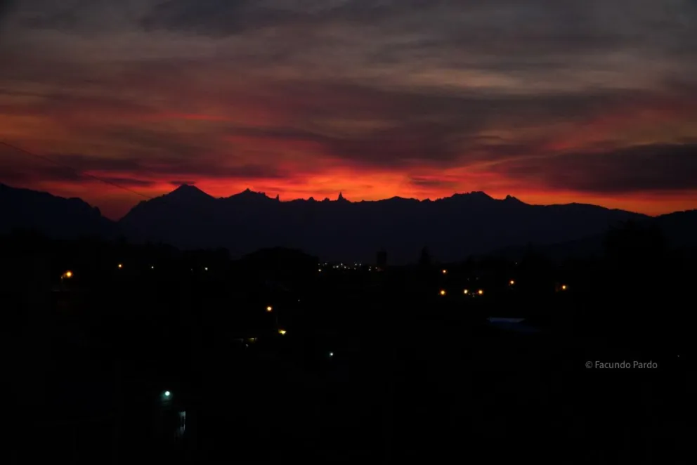 Los amaneceres de la primavera en Bariloche son con bajas temperaturas. Foto: Facundo Pardo
