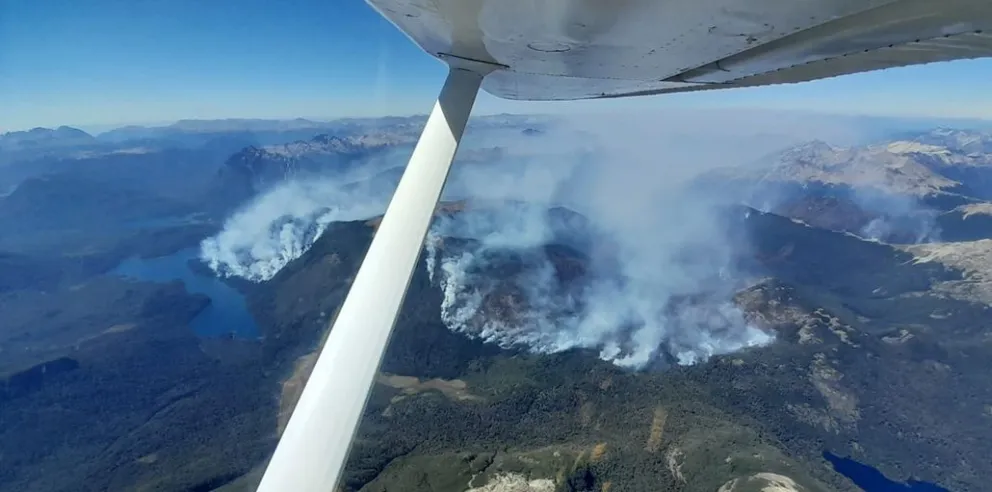 La lluvia traería muchísimo alivio para los incendios en la Patagonia. 