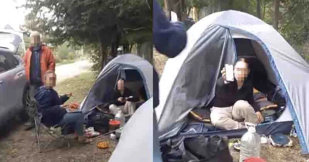 No era muy difícil darse cuenta que Google marcaba el camping de enfrente.