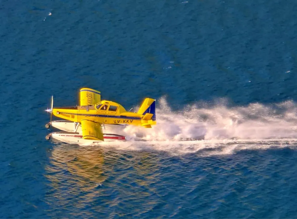 Enorme tarea de las aeronaves.