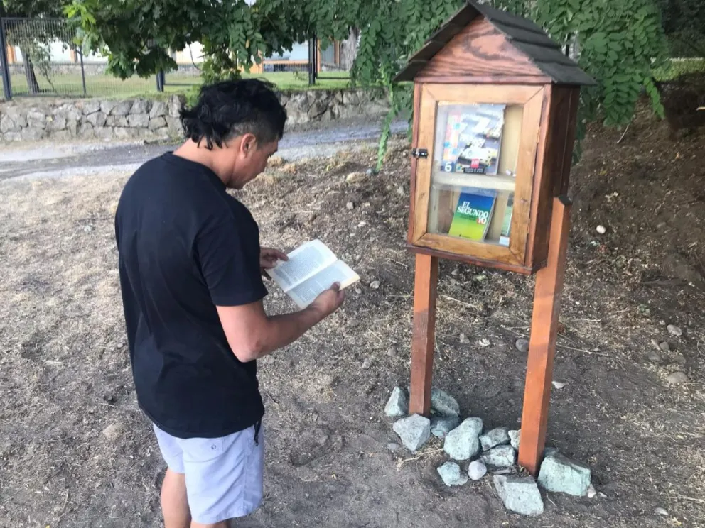 El lugar donde están los libros. 