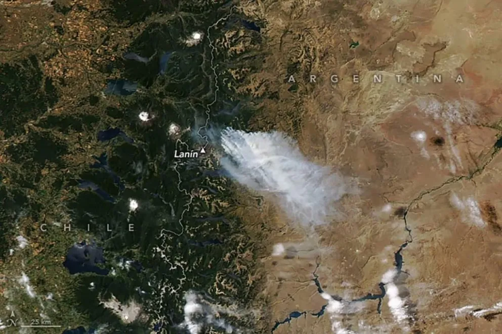 No hay una dimensión real del daño provocado por el fuego en la Patagonia / Foto Gentileza Info chucao