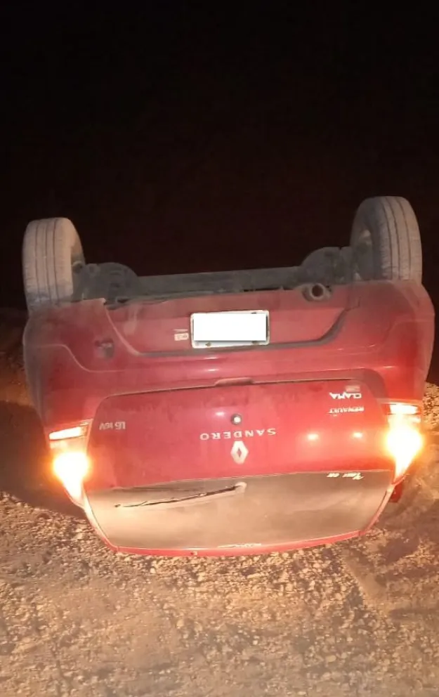 En el lugar trabajó personal de Bomberos Dina Huapi. 