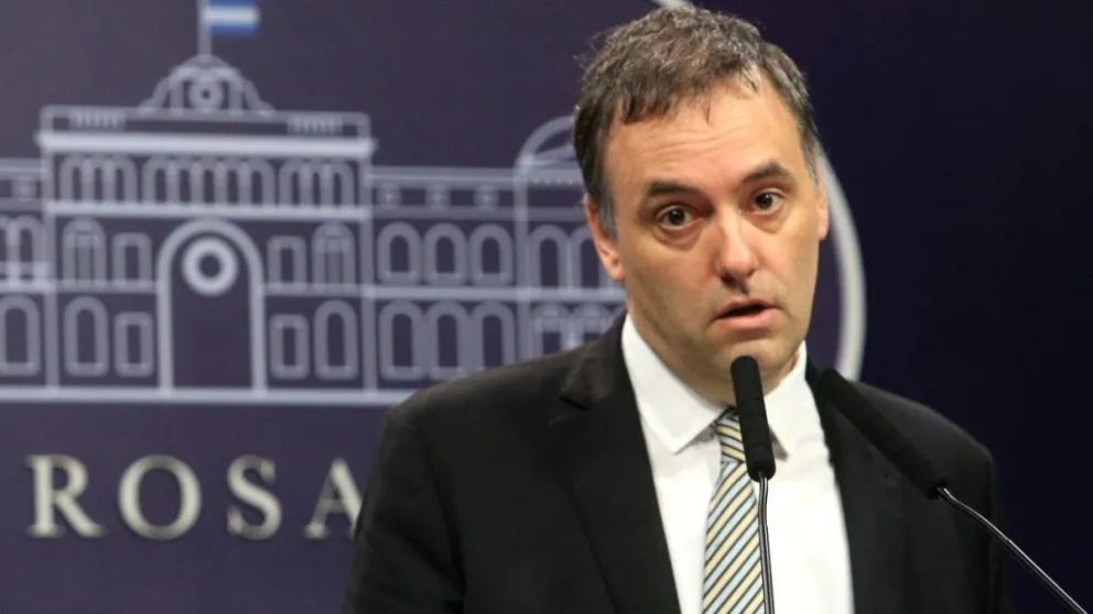 El vocero presidencial, Manuel Adorni.