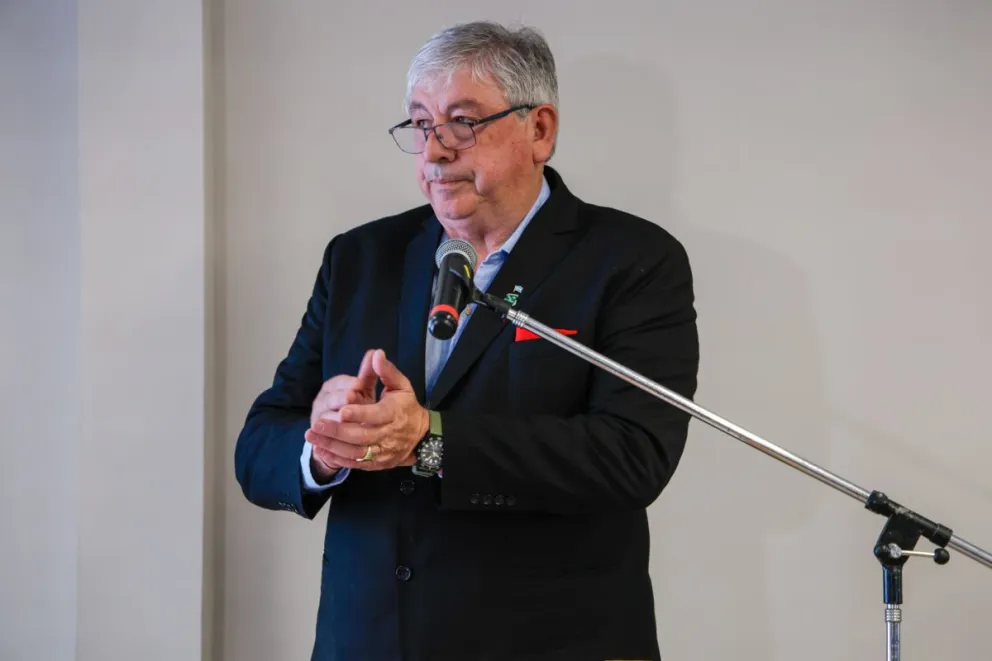 Un largo discurso en el que habló de todo / Fotos Euge Neme 