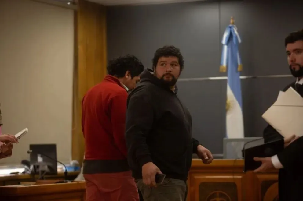 Ramiro Buenuleo, lonko de la comunidad, en una de las audiencias del caso (foto: Matías Garay).