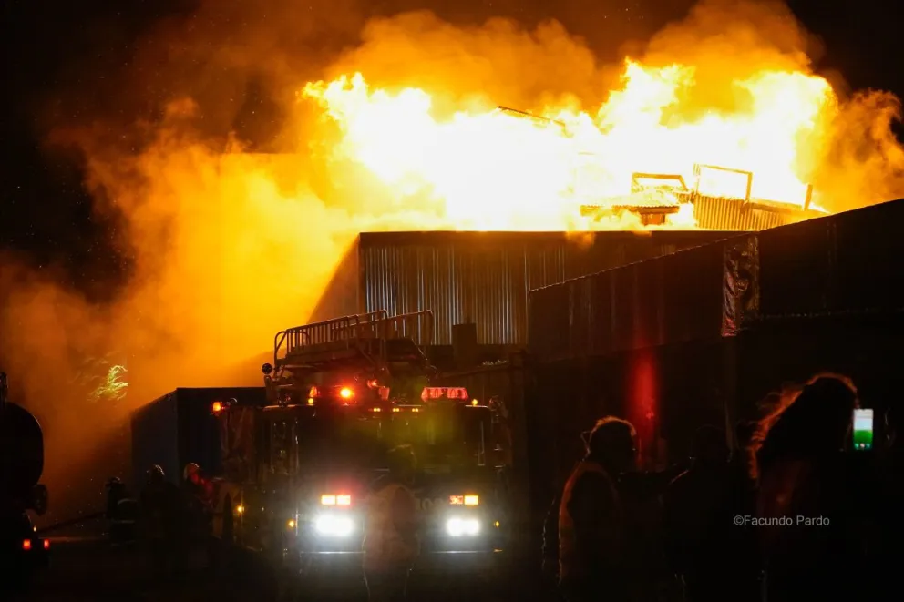 Cerca del mediodía de este sábado extinguieron los focos calientes (foto: Facundo Pardo)