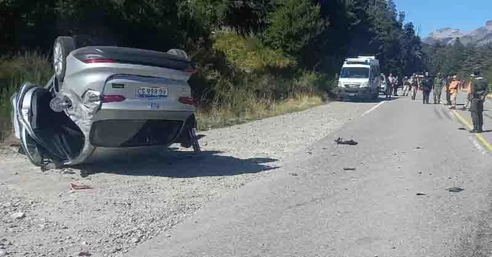 El accidente ocurrió a las 11.30 de este miércoles frente a la estación de servicio del Automóvil Club Argentino (ACA) .