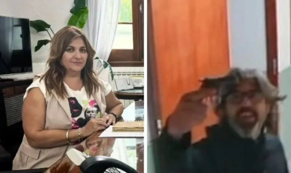 Alberto Airaudo, quedó detenido tras amenazar con un arma de fuego a la intendenta Daniela Salzotto.