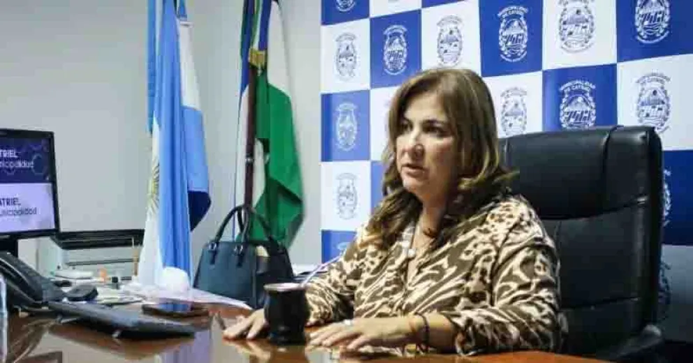 La intendenta Daniela Salzotto.