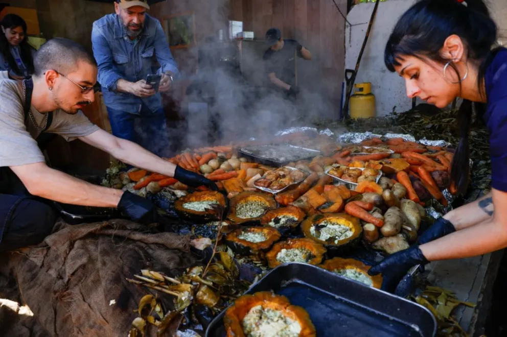Miles de personas se dieron cita en la aldea de montaña. Fotos y video de Eugenia Neme.