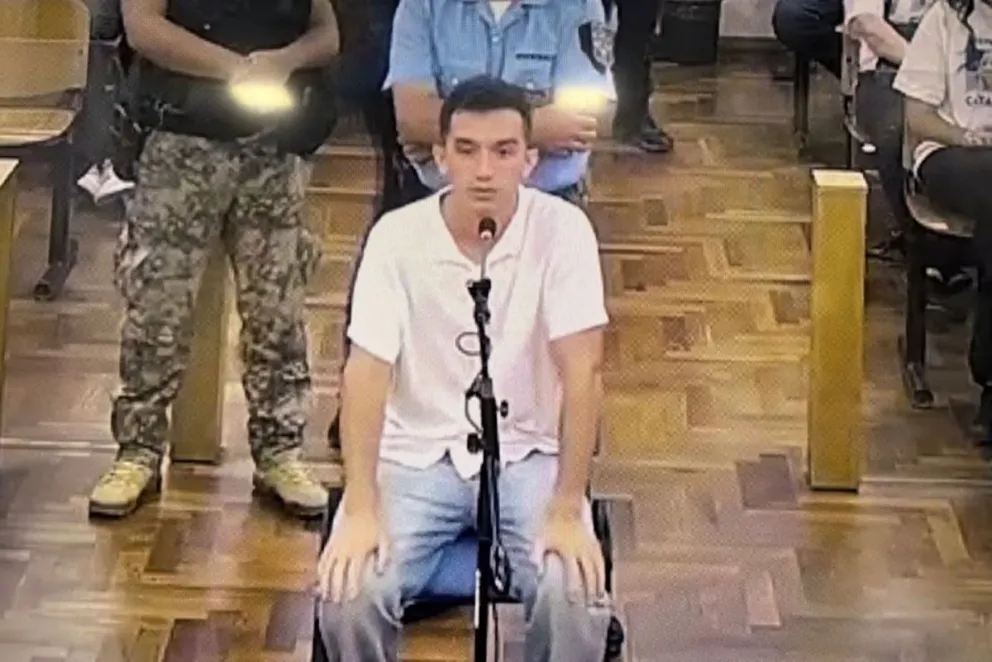 El confeso asesino rompió el silencio en la sexta audiencia del juicio. / Foto Gentileza eldoce.tv