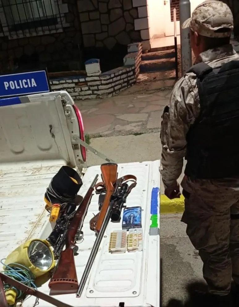 El operativo fue realizado en un camino rural de Corralito.