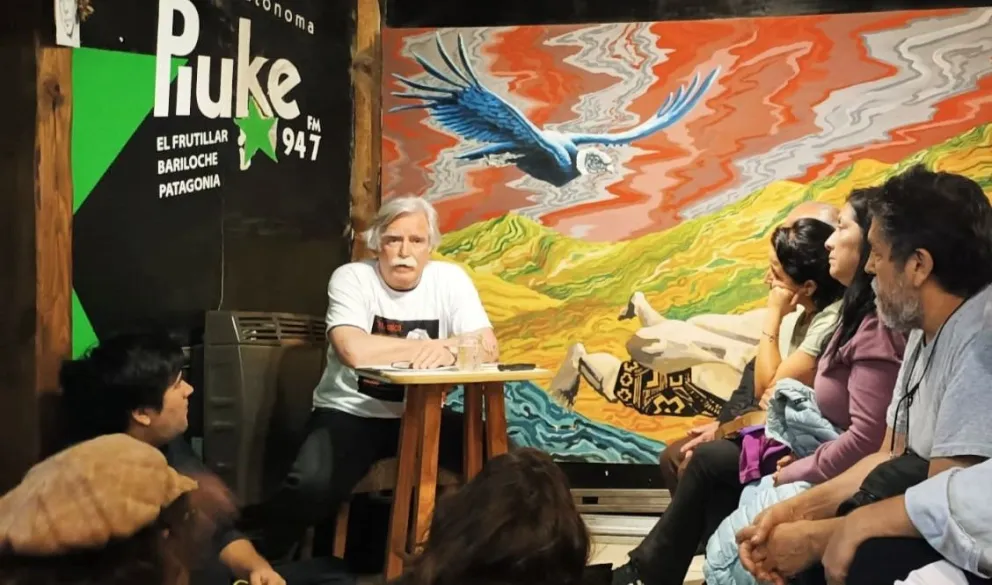 Esteban Bayer en la tarde barilochense del sábado. Foto gentileza.