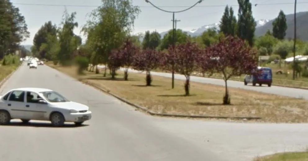 El operativo se realizó en la intersección de la Avenida San Martín y Curruhuinca.