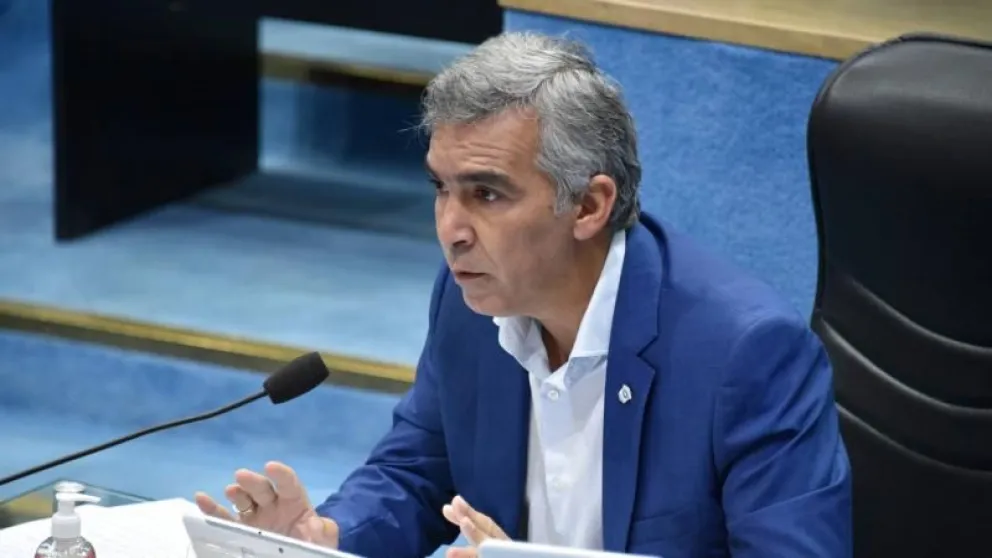 Facundo López, presidente del bloque de Legisladores de JSRN.