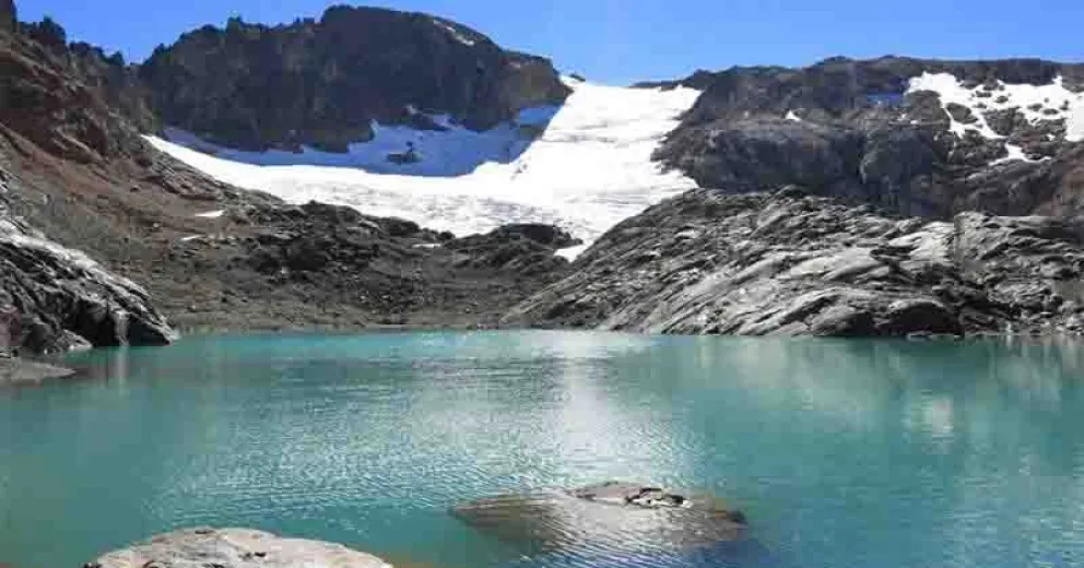 El glaciar Hielo Azul.