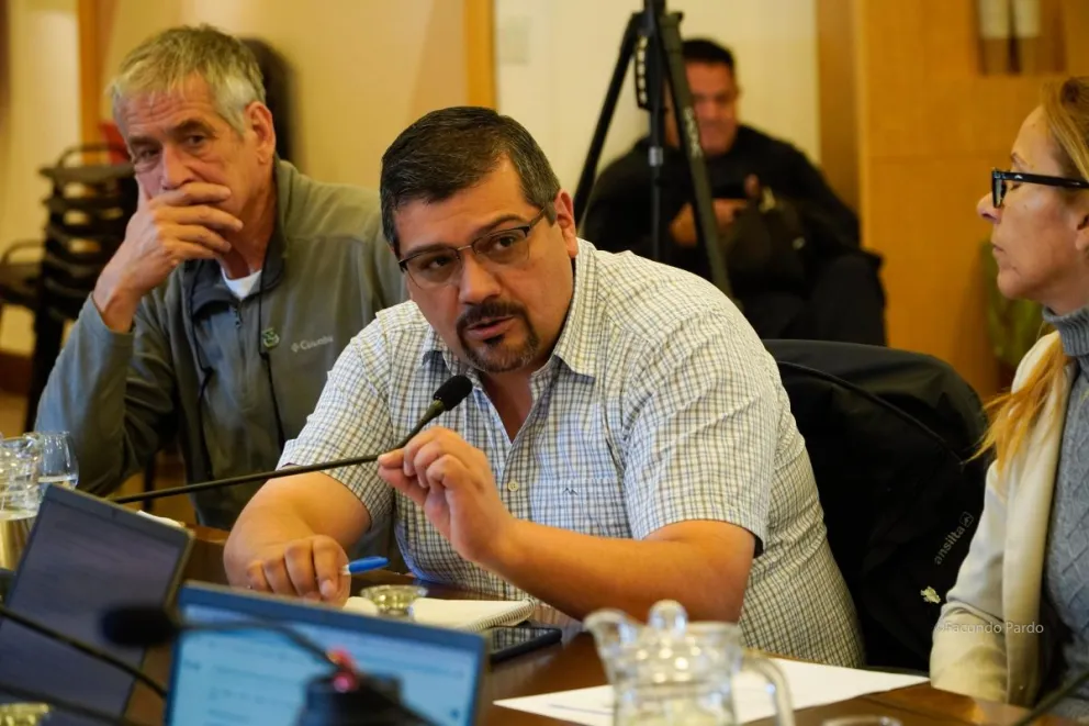 El presidente del Concejo, Gerardo Del Río, en plena sesión / Foto de archivo 
