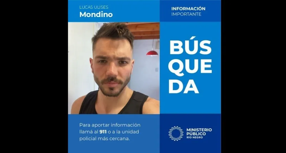 Desde la madrugada del lunes, no se tienen noticias de Mondino. 