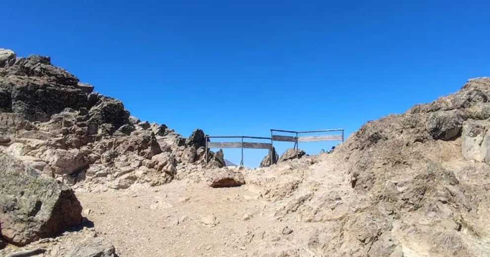 Fue encontrado en cercanías de la Piedra de Habsburgo en el cerro Otto.