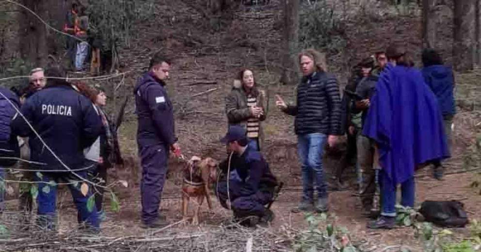 Francisco junto a Asher en una de las jornadas de filmación.