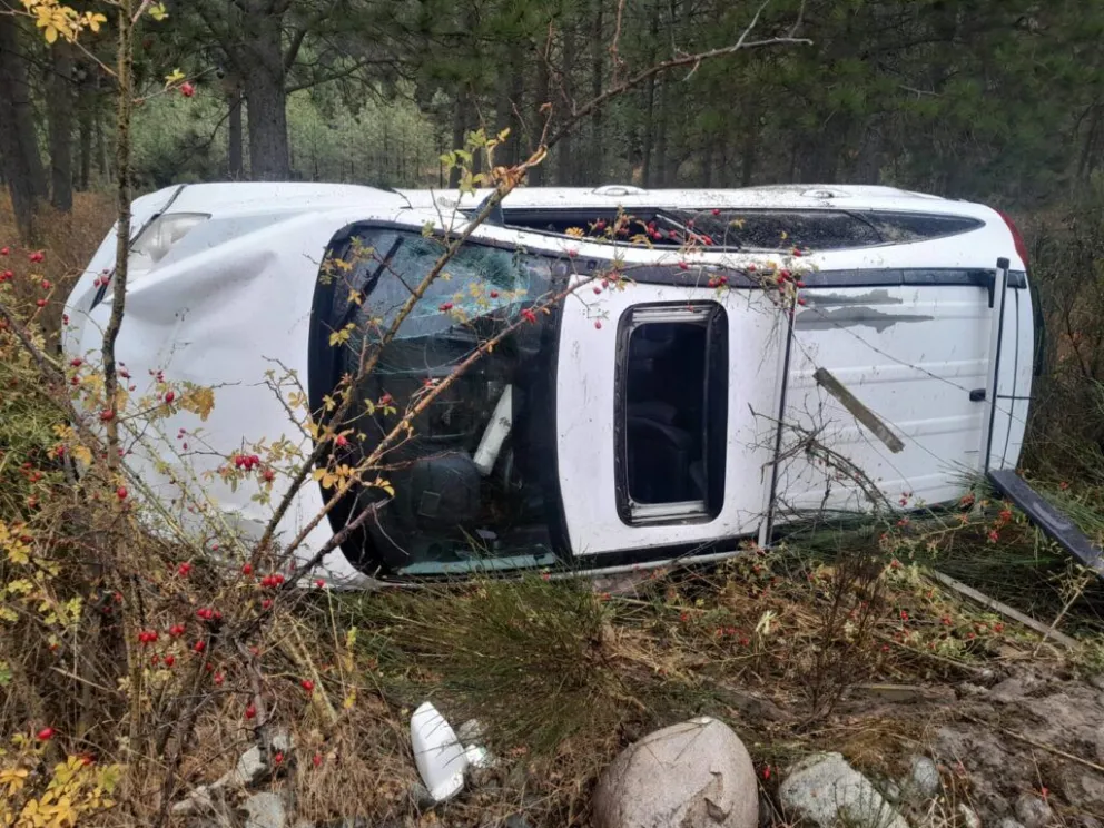 Así quedó el vehiculo.