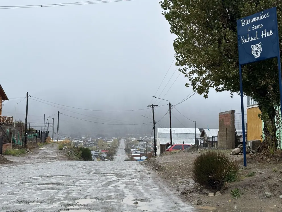 La nieve llegó a las montañas.