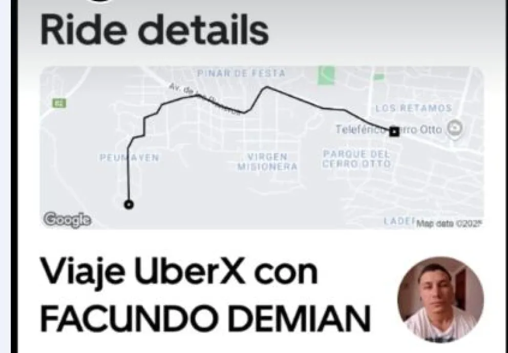 El viaje realizado.