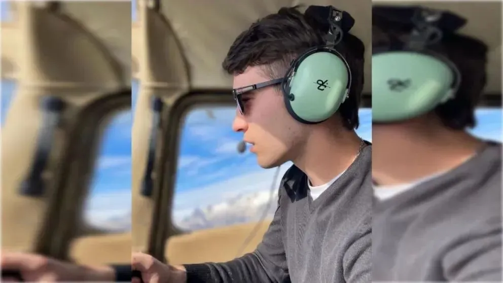 Tras finalizar sus estudios se dedicó a la aviación.
