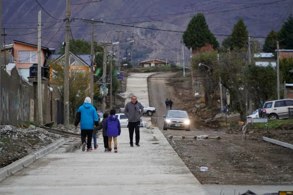 Ya se completó la extensión del primer paño desde Brown hasta la calle La Paz. Foto archivo: Facundo Pardo