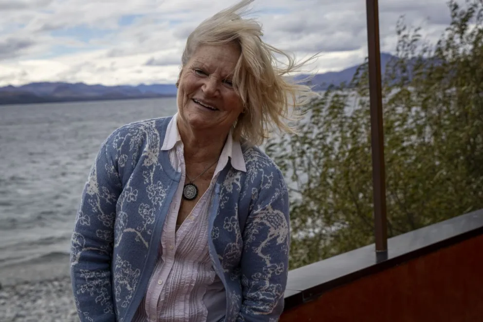 "Esquío mejor de lo que camino", afirma Reny (fotos: Eugenia Neme).