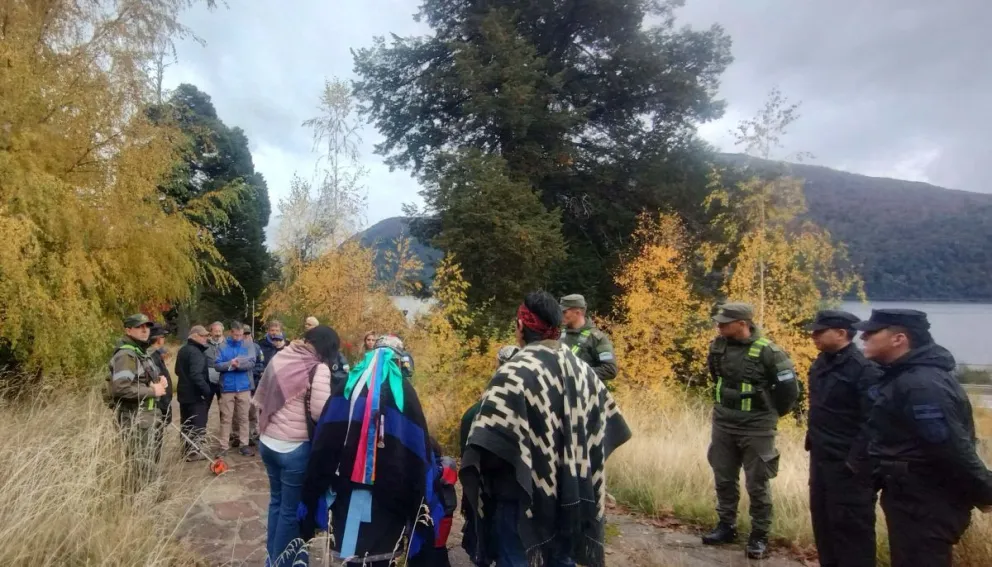 Una vez más, se inspeccionó el lugar (fotos gentileza).
