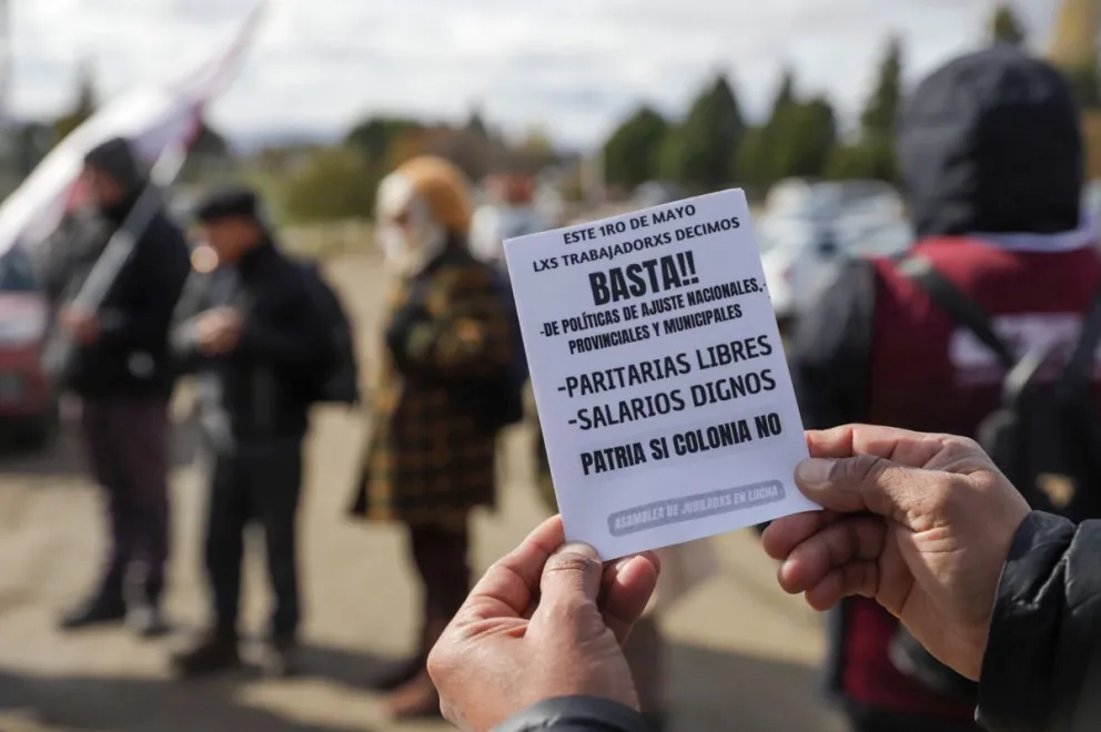 Comenzarán a visibilizar sus reclamos en diferentes sectores de la ciudad. Fotos de Eugenia Neme.