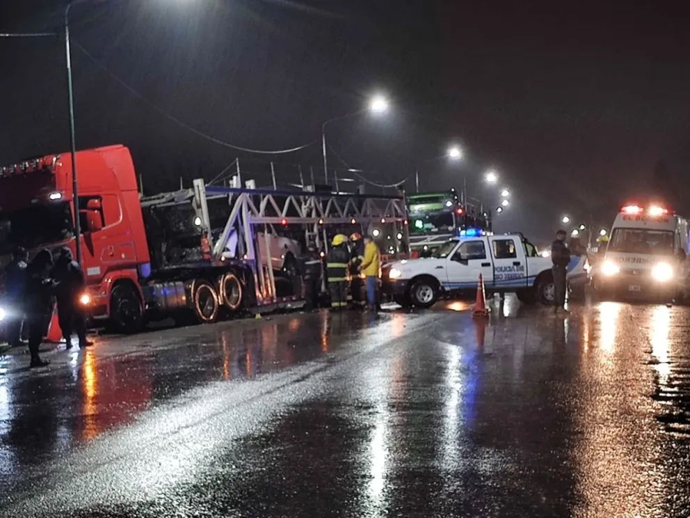 Fue cerca de la estación de servicio YPF ubicada en la zona del aeropuerto. Foto: gentileza