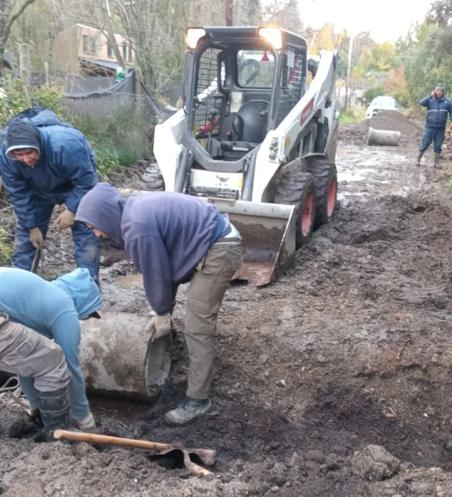 Desde la Delegación Lago Moreno se destaca el valor de este tipo de obras barriales.