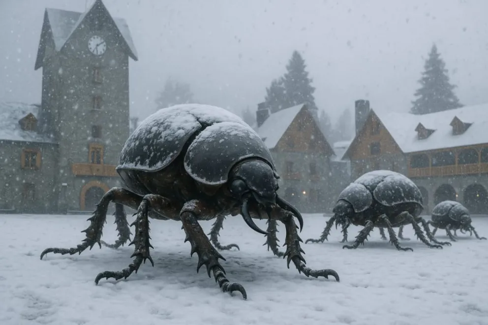 Los "cascarudos" que aparecen como uno de los peligrosos de la exitosa serie argentina. 