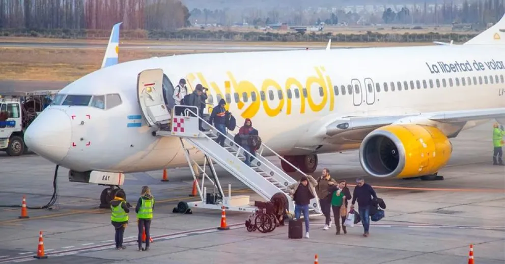 Los trayectos desde Buenos Aires hacia Bariloche y Neuquén también sufrieron alteraciones.