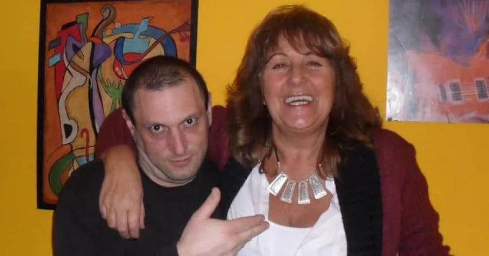 Sergio y Mónica, hermanos de la vida. Foto:archivo